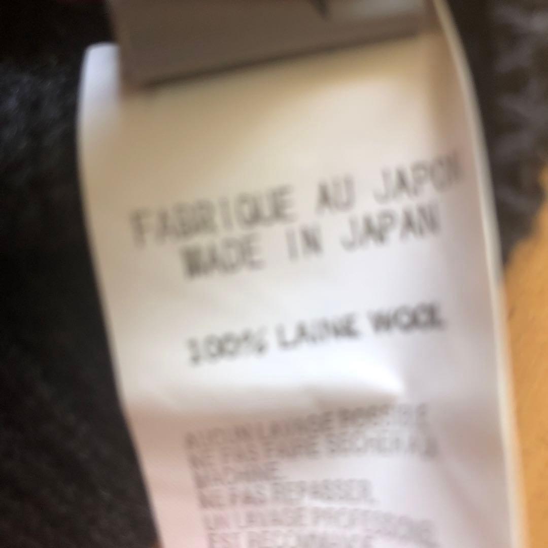 Yohji Yamamoto 黒 ベレー帽 100%ウール