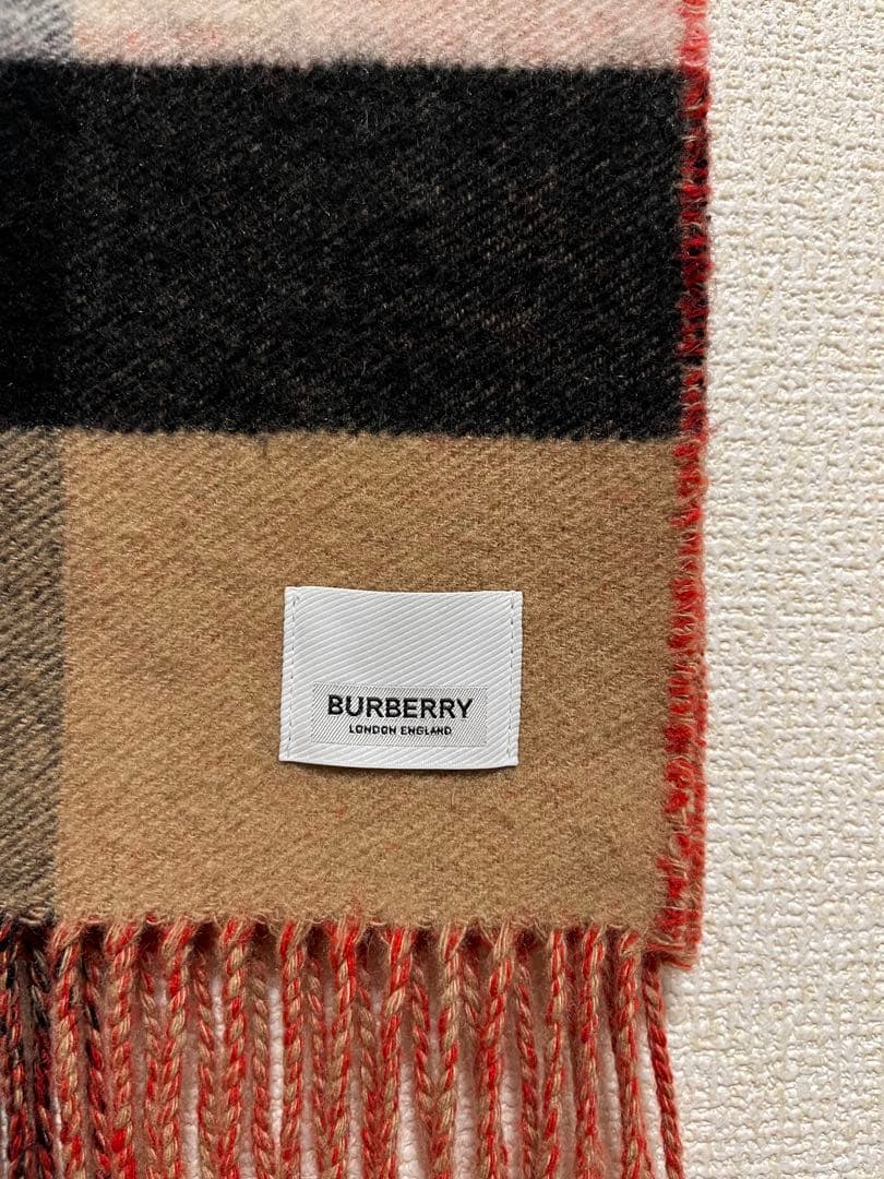 BURBERRY　バーバリー　大判　マフラー　リバーシブル