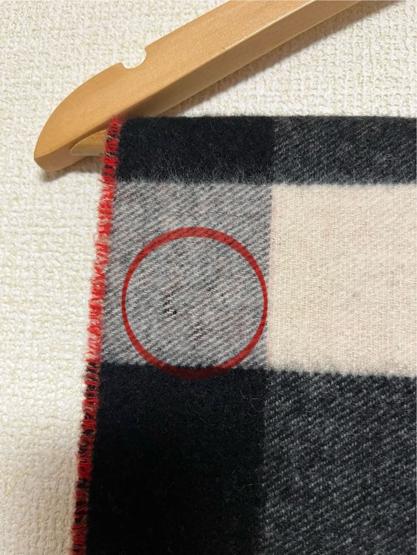 BURBERRY　バーバリー　大判　マフラー　リバーシブル