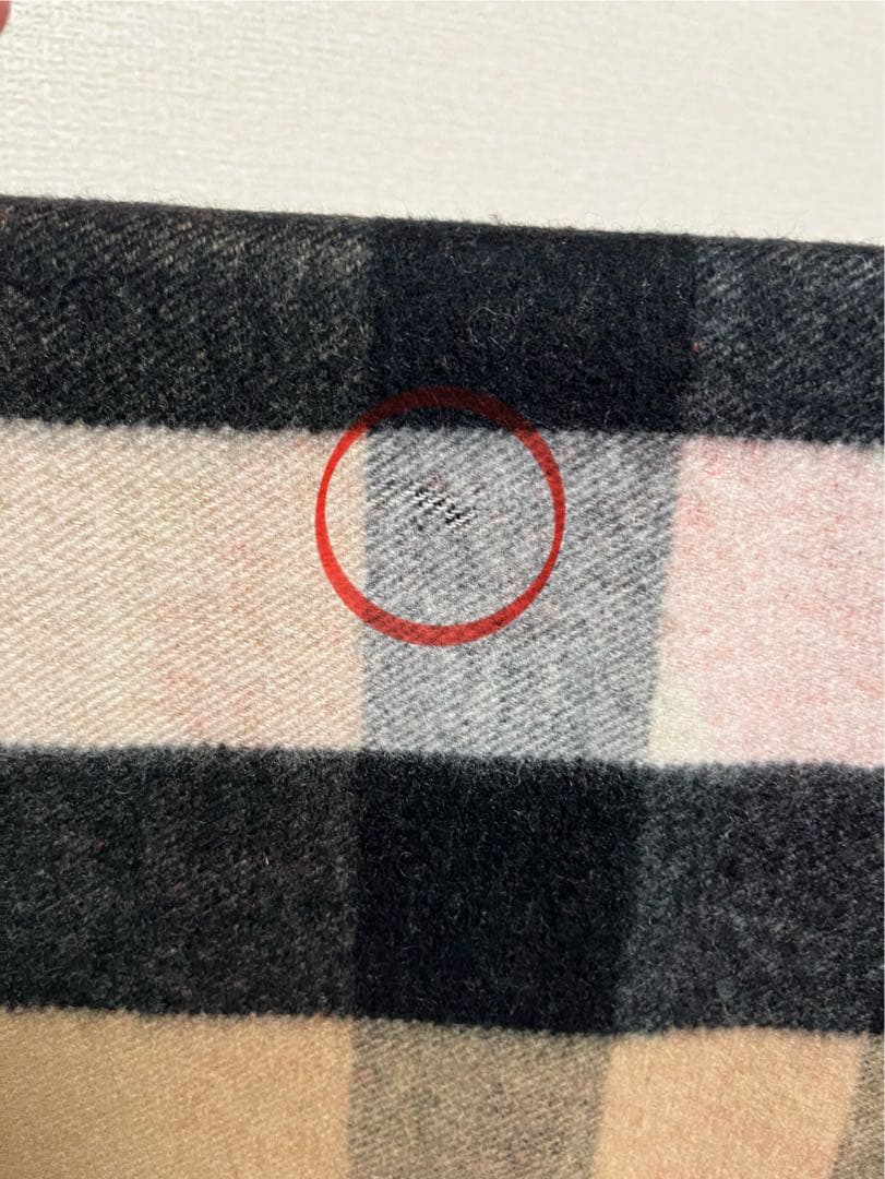 BURBERRY　バーバリー　大判　マフラー　リバーシブル