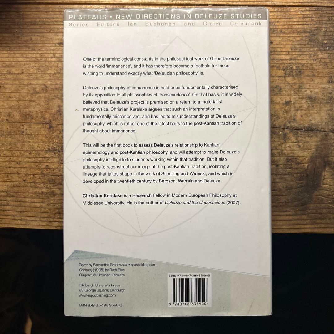 洋書 Immanence and the Vertigo of Philosophy