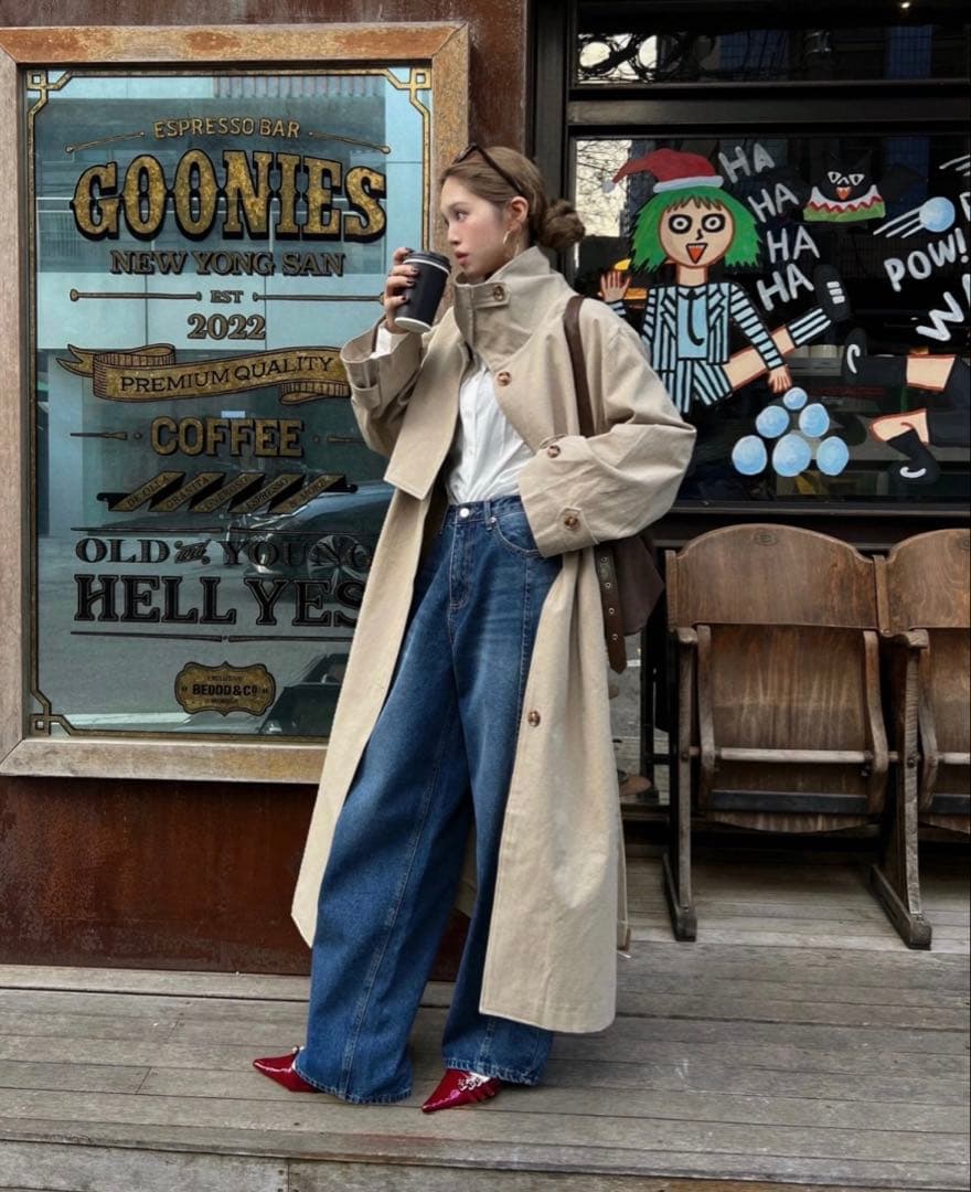 新品♡Nalm. long trench coat♡