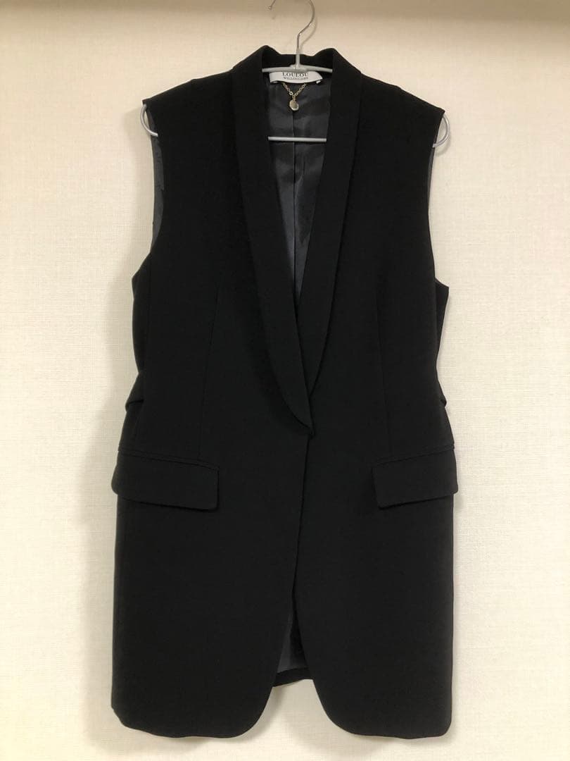 LOULOU WILLOUGHBY ブラックタキシードジレ