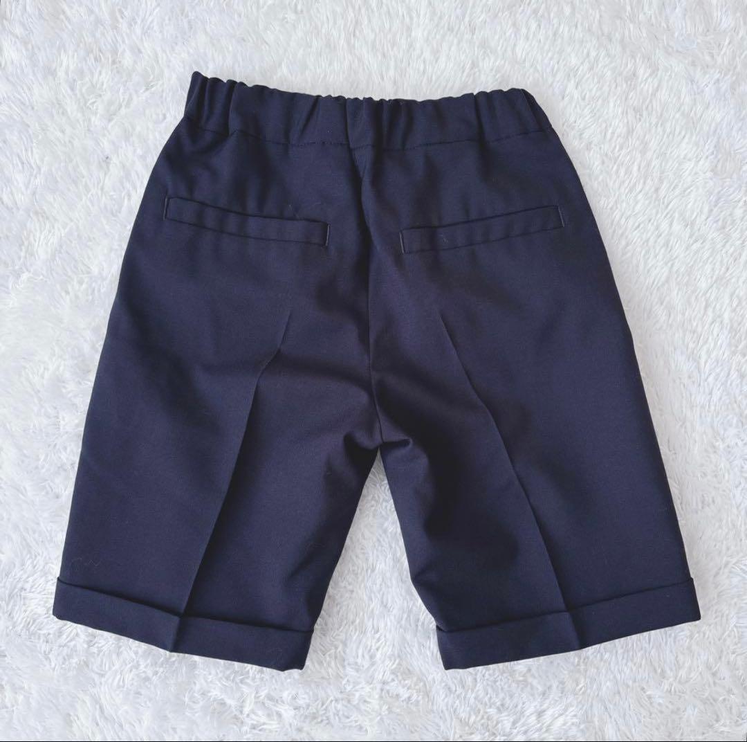 美品✨グリーンレーベル 120 スーツ /金ボタン 卒園式 入学式 5点セット