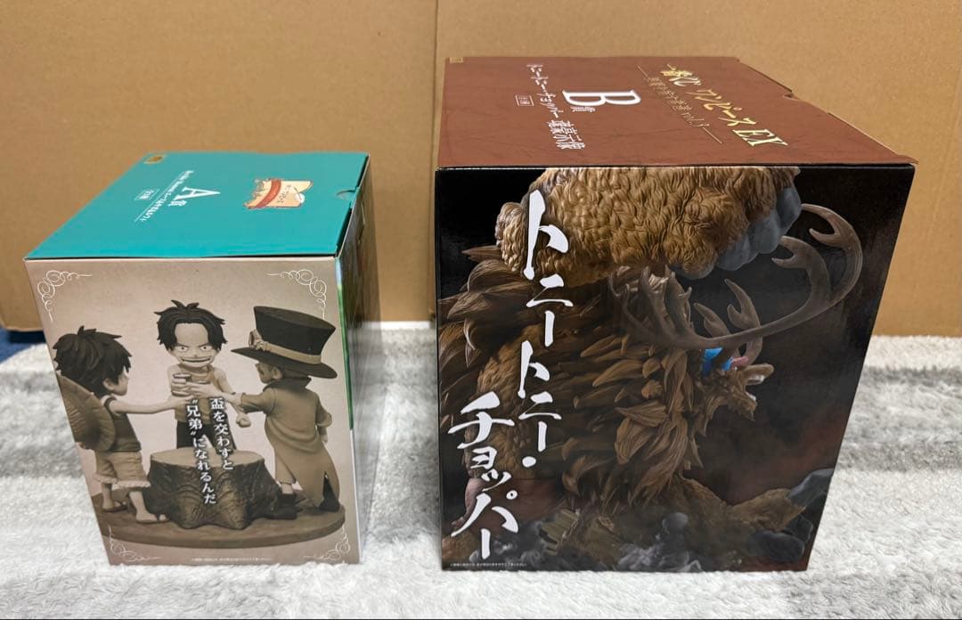 一番くじ ワンピース A賞エース&サボ&ルフィ、 B賞チョッパー賞　計22点