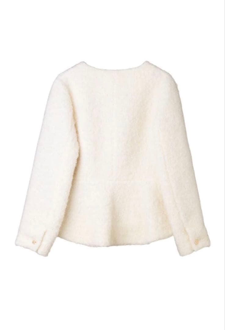 定価36000円Herlipto❤︎EliseBoucle Peplum Coat