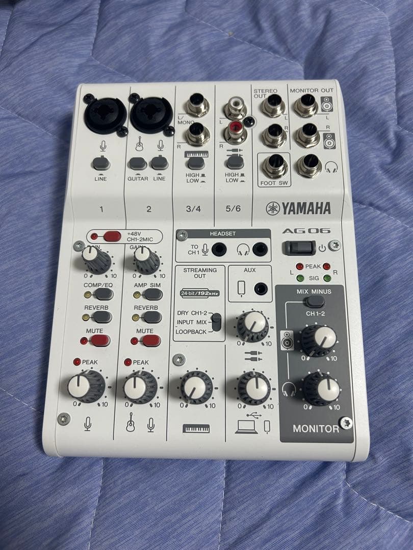 みんなのさと　Yamaha AG06 MK2