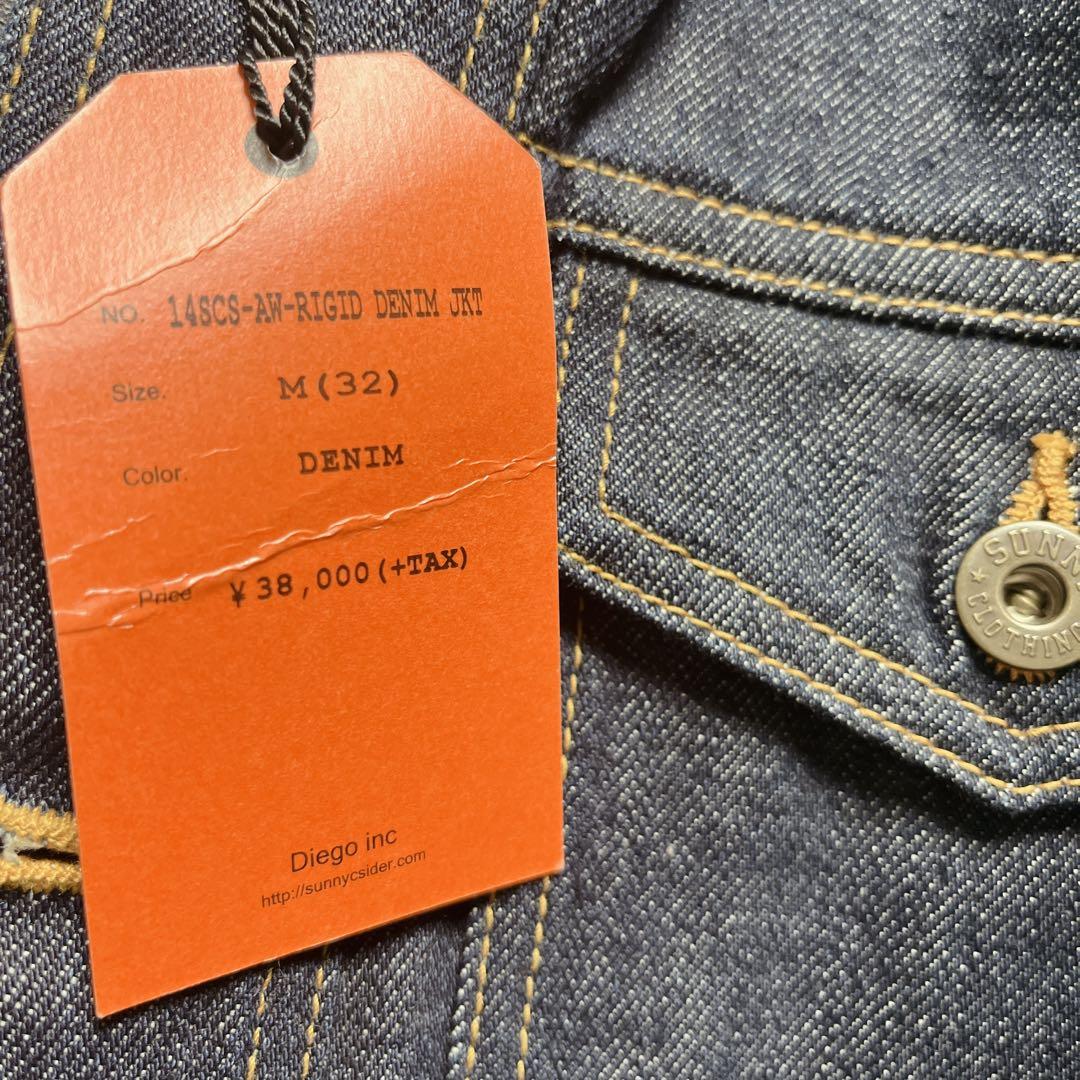 未使用タグ付 Sunny C Sider デニムカバーオール 赤耳 濃紺