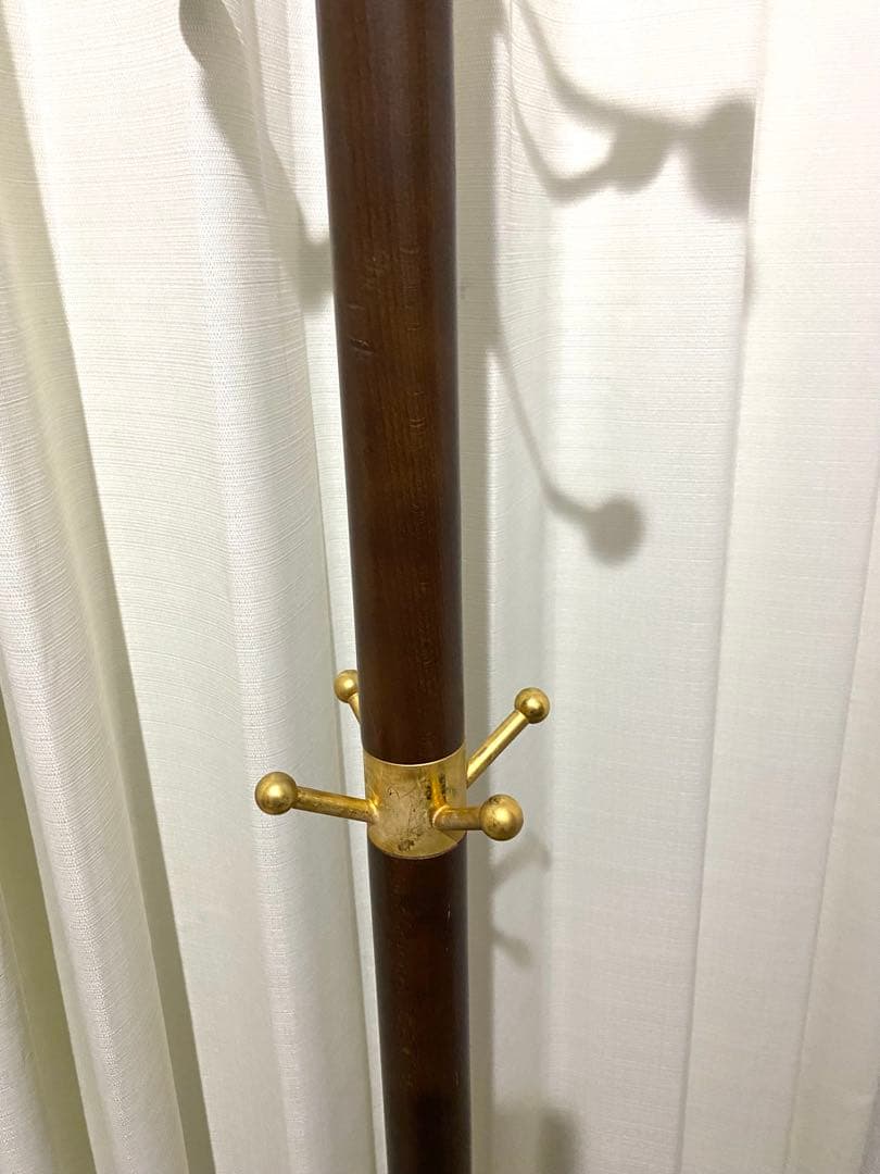 カリモク コートハンガー ポールハンガー 木製 帽子ラック ツリー