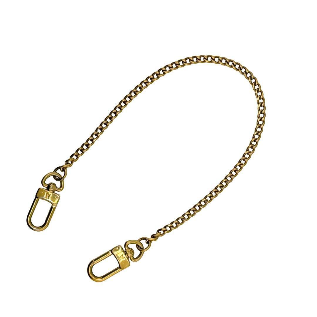 ルイヴィトン ロゴ チェーン ウォレットチェーン メンズ レディース ゴールド