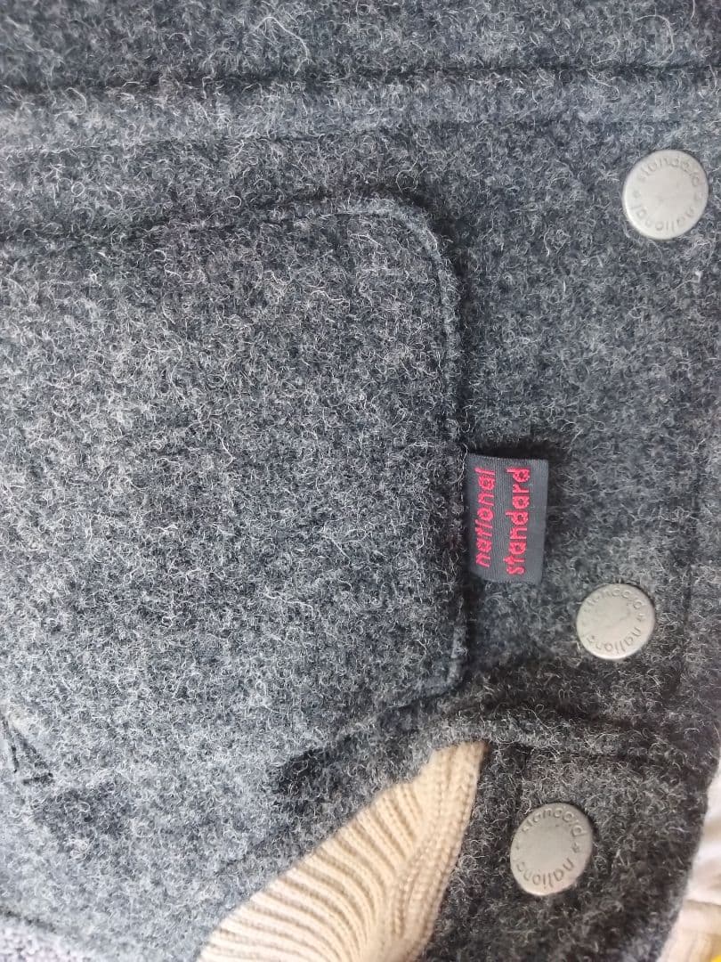 【希少】ウールレザー　スタジャン 　national standardナショナル