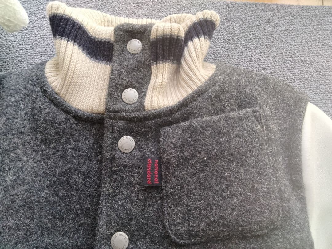 【希少】ウールレザー　スタジャン 　national standardナショナル