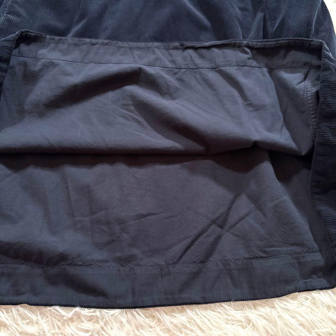 たーぼー美品✨45R コーデュロイ　フレア ドレス ワンピース