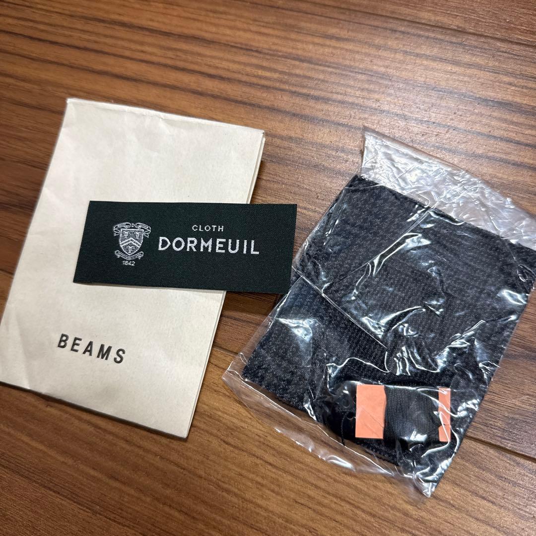 ビームスf HANDMADE DORMEUIL ウール グレンプレイド スーツ