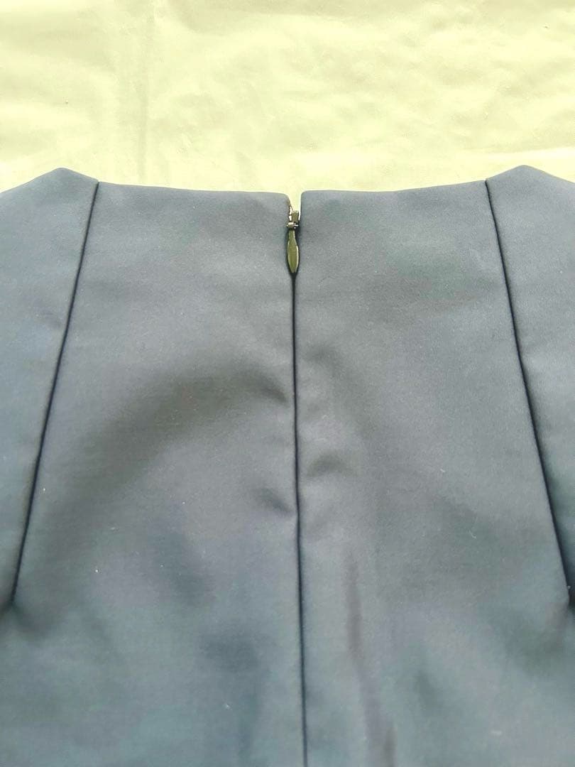 ヨンア着用　【美品】YOKOCHAN ワンピース 丈長め 紺 ネイビー