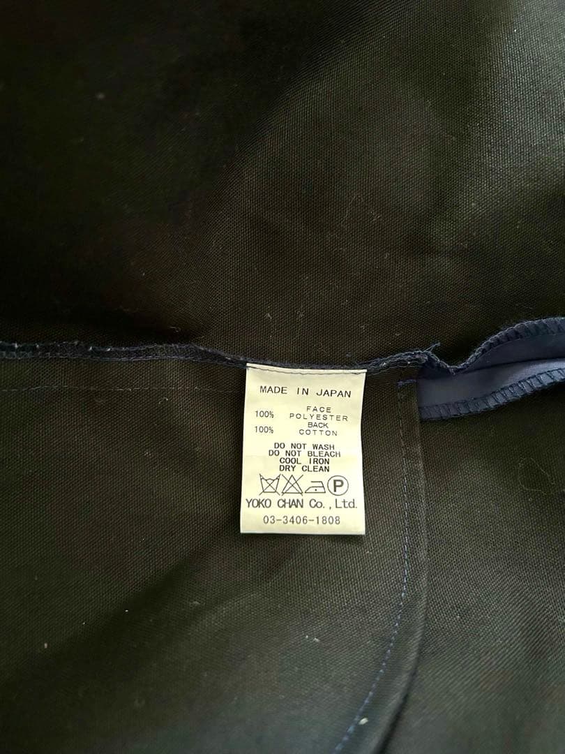 ヨンア着用　【美品】YOKOCHAN ワンピース 丈長め 紺 ネイビー