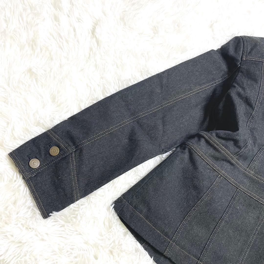 【極美品】✨BURBERRY ノバチェック　ブラック　デニムジャケット ライナー