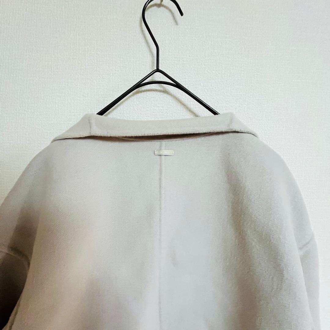 S Max Mara ウールコート ライトグレー 42