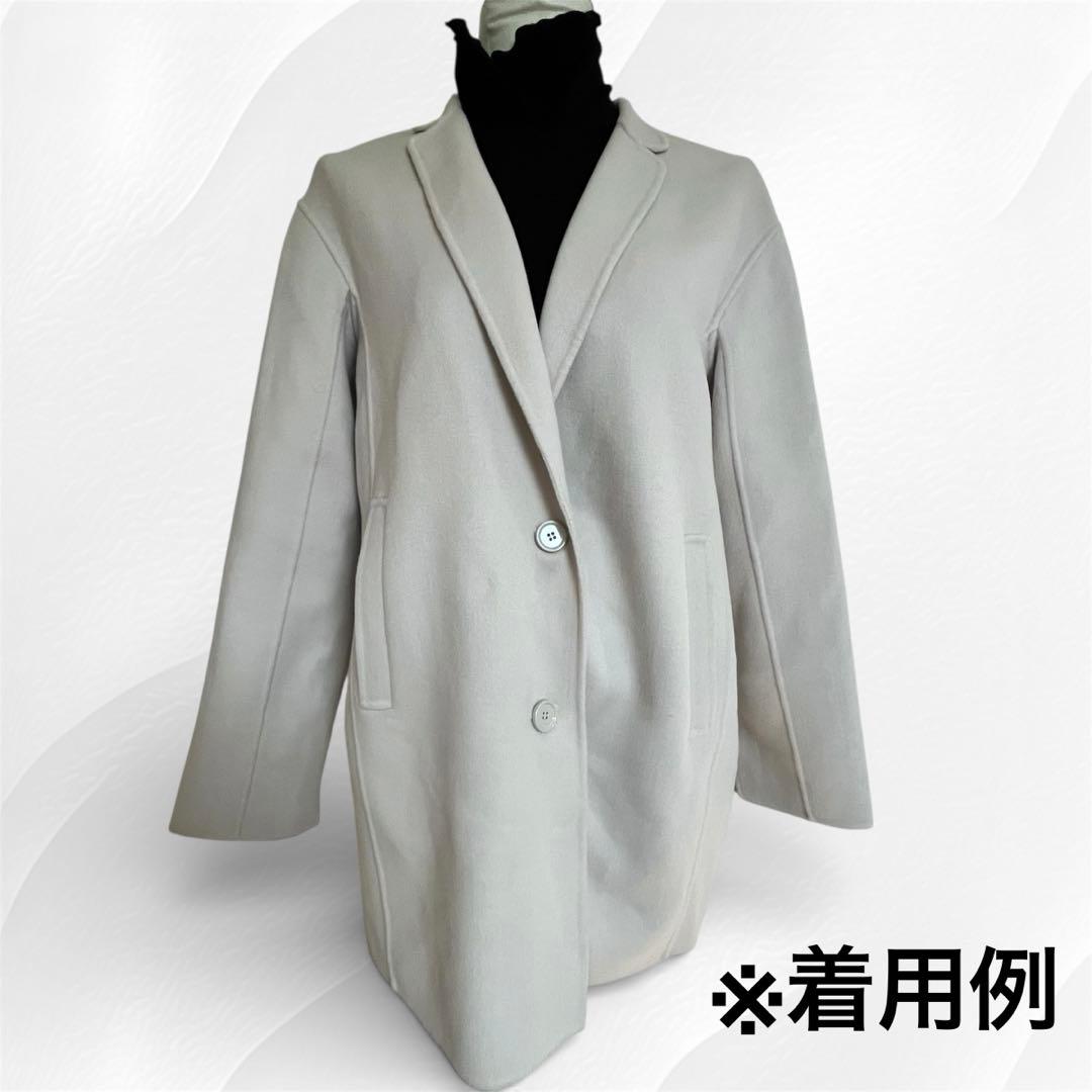 S Max Mara ウールコート ライトグレー 42