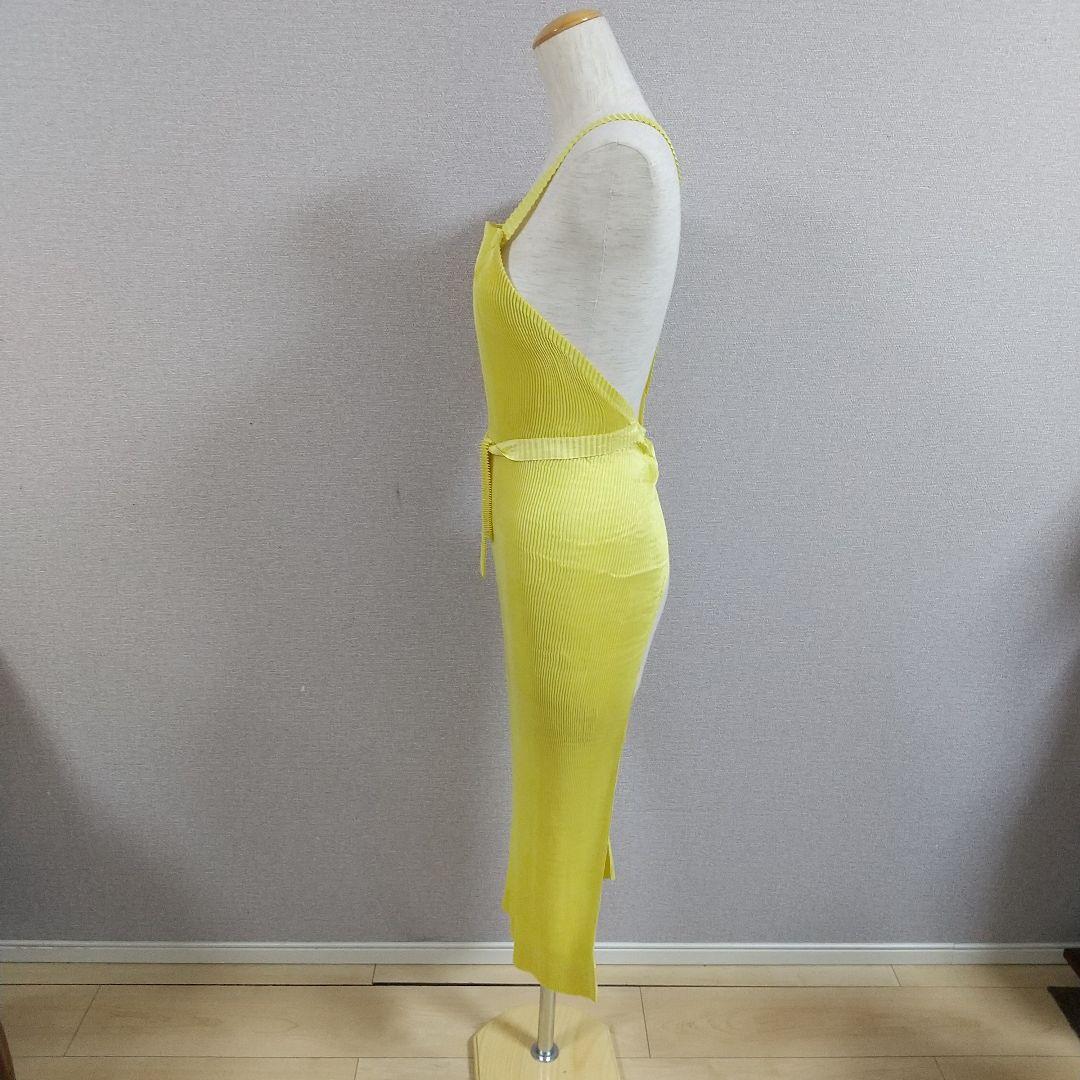 【プリーツプリーズ】2枚セット　イッセイミヤケ♡イエロー♡エプソン♡上品マダム♡