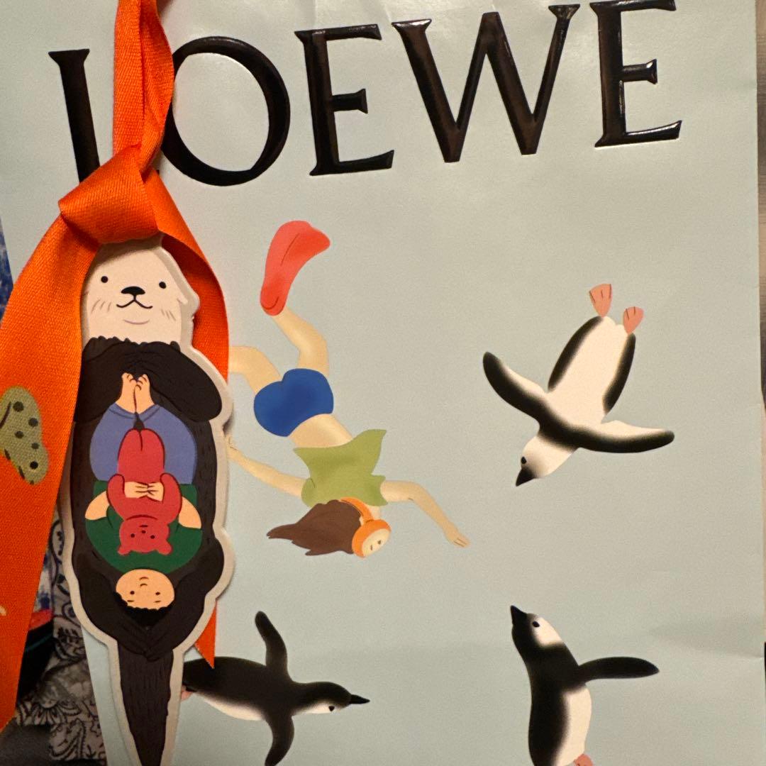 【新品未使用】LOEWE バイカラー スカーフ（ウール&カシミヤ）