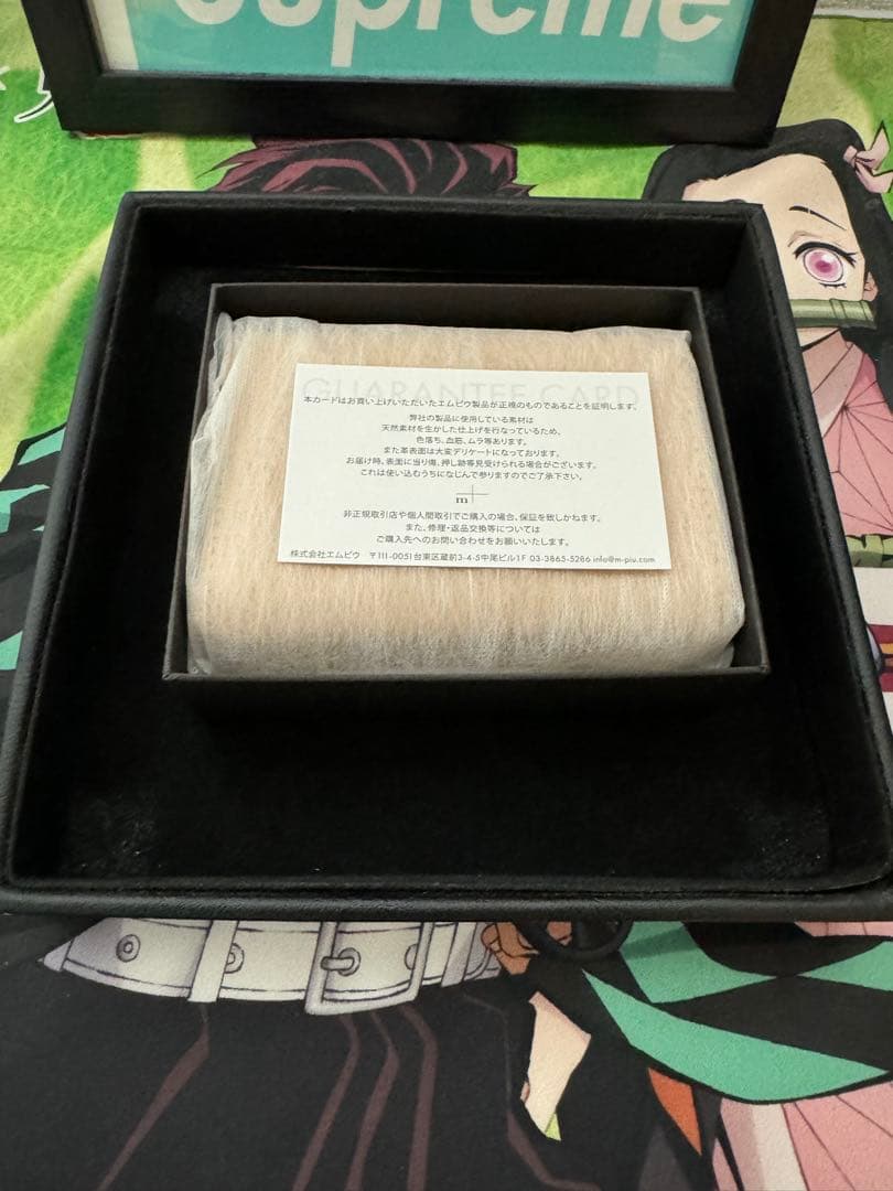 【新品・未使用】エムピウ ミッレフォッリエ Ⅱ TAN27 ヌメ タン　希少色