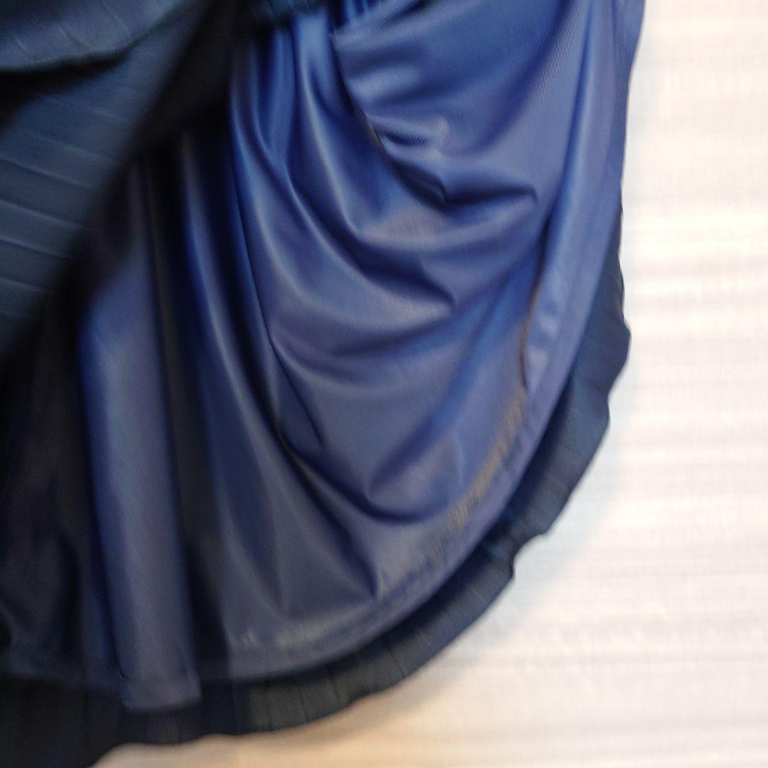 familiar ネイビー 襟付きワンピース 120