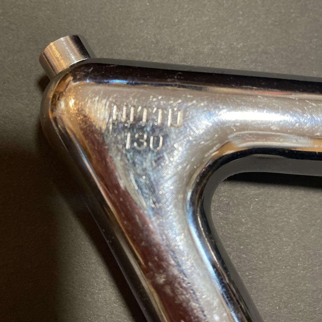 自転車用　L字型ステム 130 鉄　NJS規格