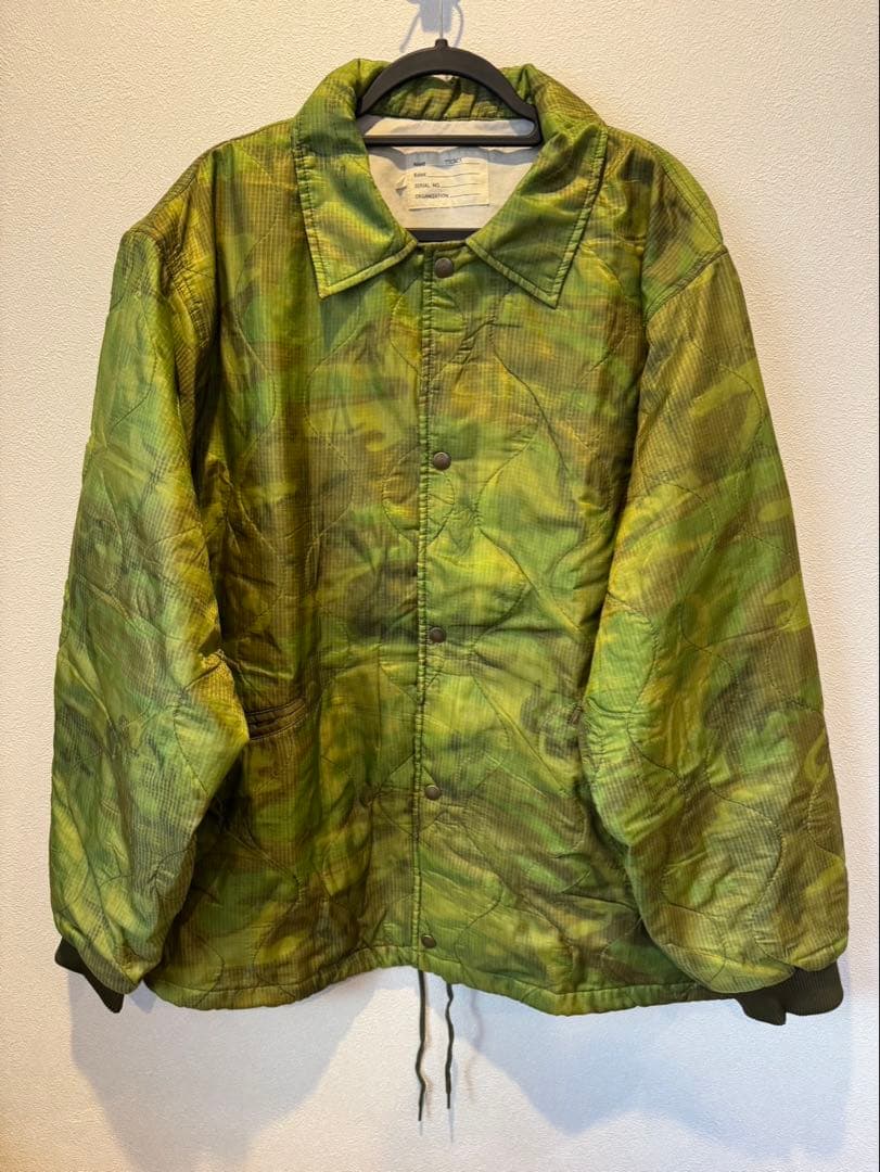 ジャケット・アウター 77circa remake camo poncho coach jacket