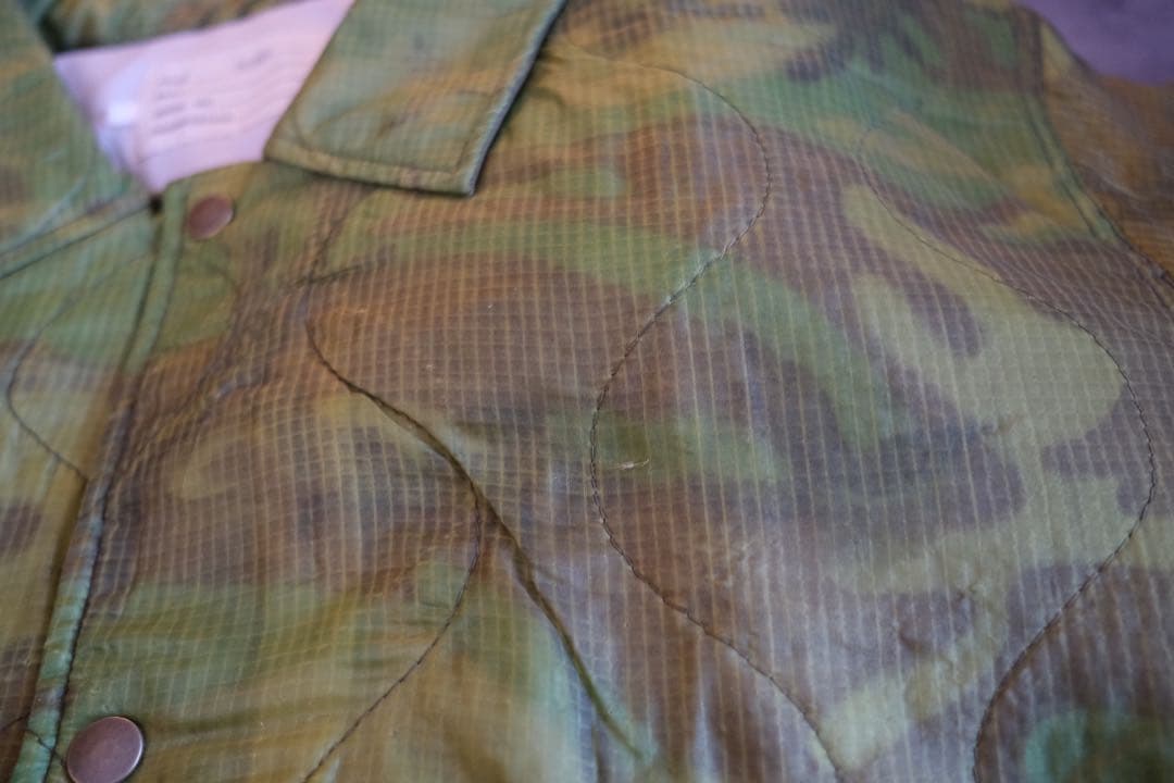 ジャケット・アウター 77circa remake camo poncho coach jacket