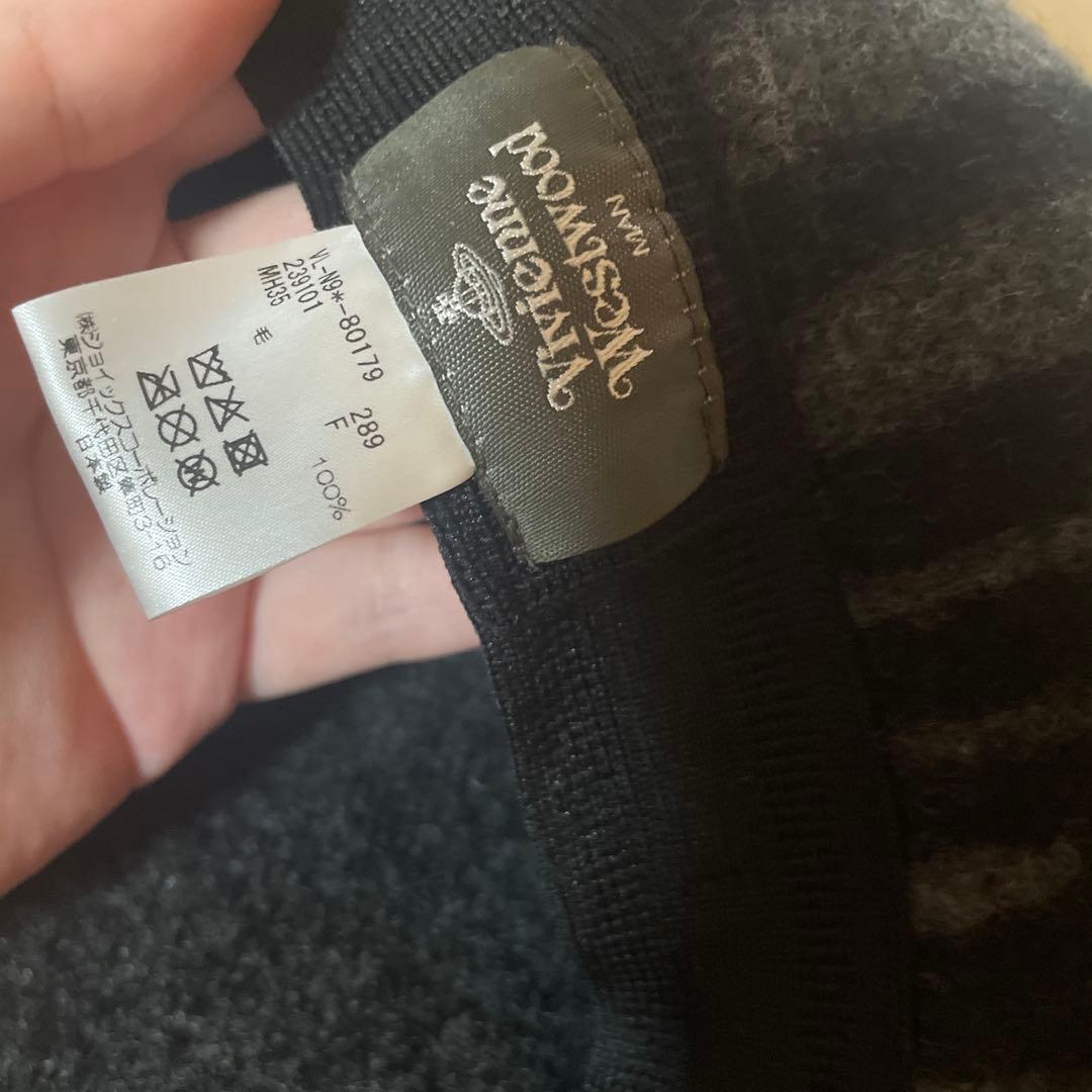 【値下げ】Vivienne Westwoodベレー帽 マンチェスターデザイン