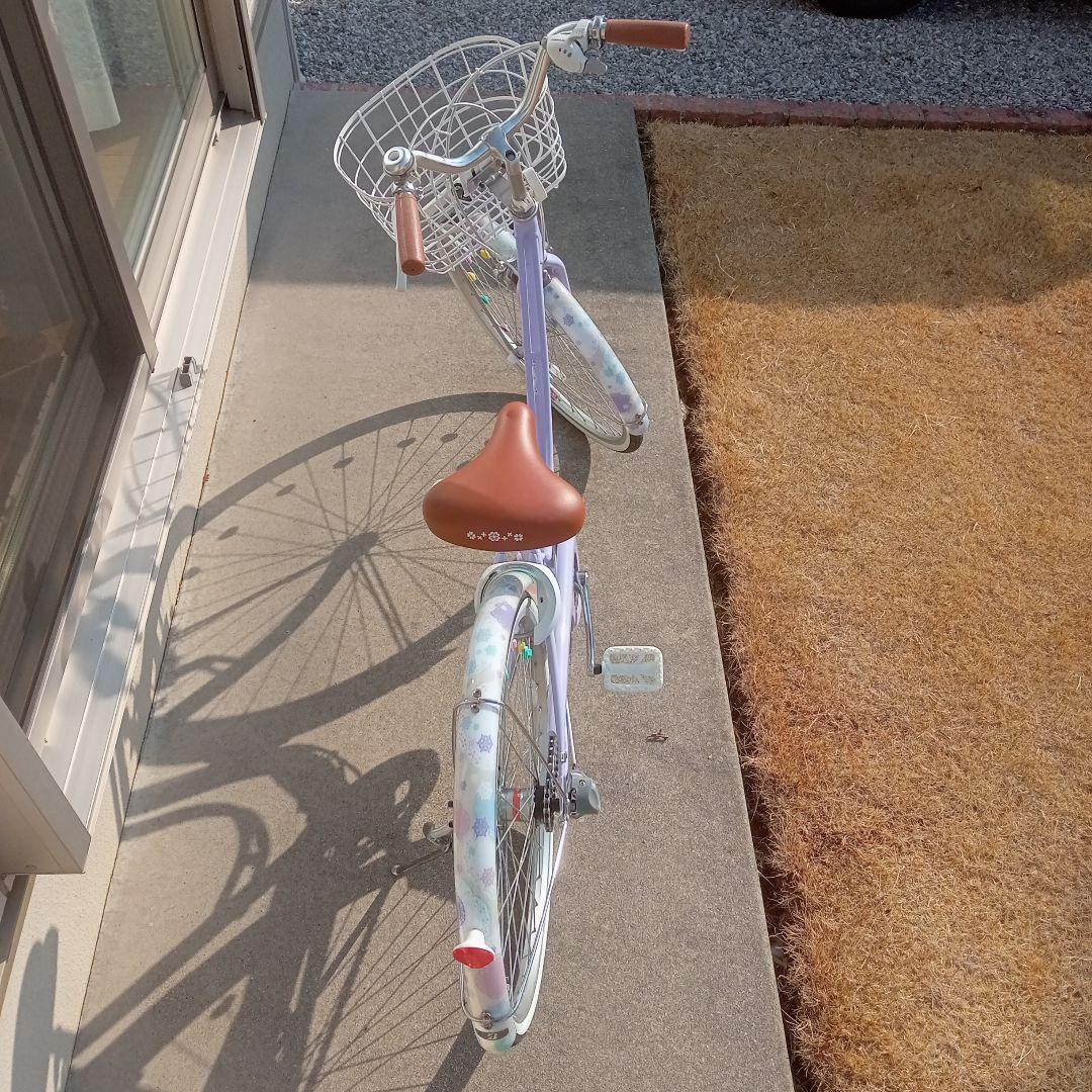 24インチ　ブリジストン　リコリーナ　ラベンダー　3段変速　引き取り限定品