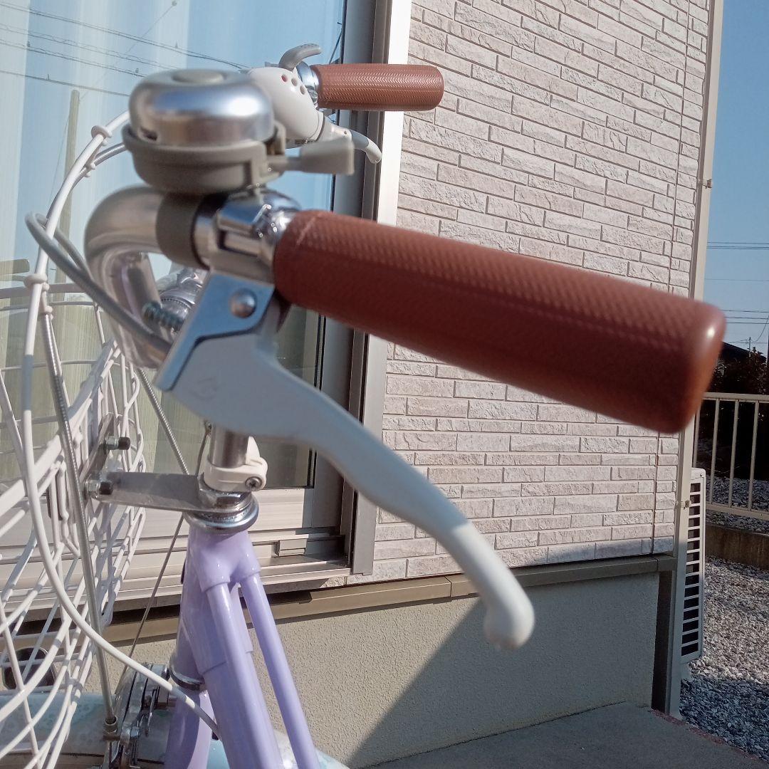 24インチ　ブリジストン　リコリーナ　ラベンダー　3段変速　引き取り限定品