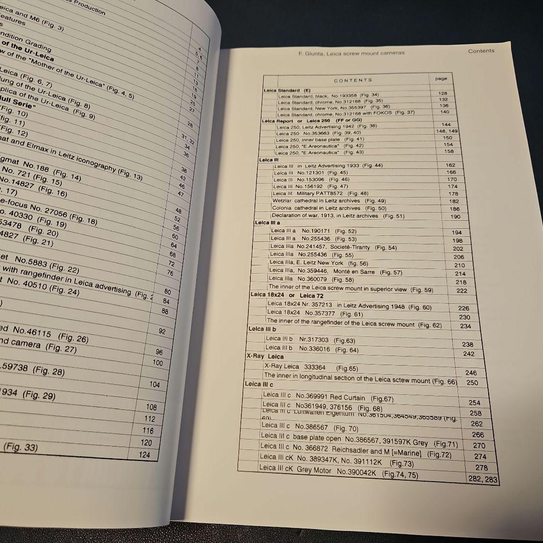 古書 Leica screw mount cameras by F.Giunta