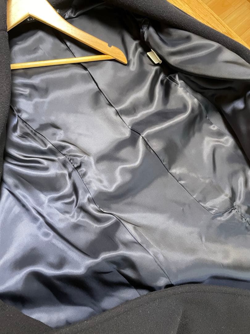 ラルフローレン　軽量カシミアブレンドアンゴラダブルフェース