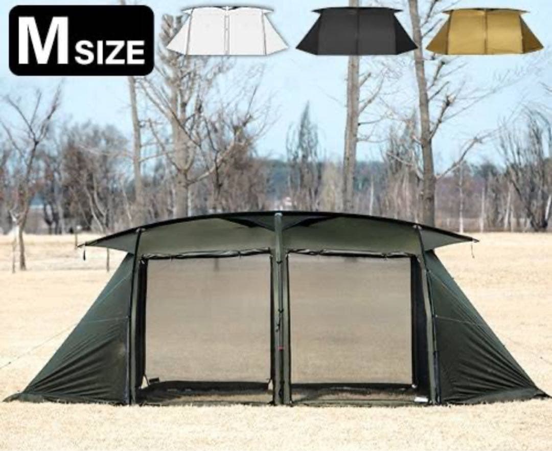 ミニマルワークスvハウスmオリーブ　インナーテント、グランドシート付き
