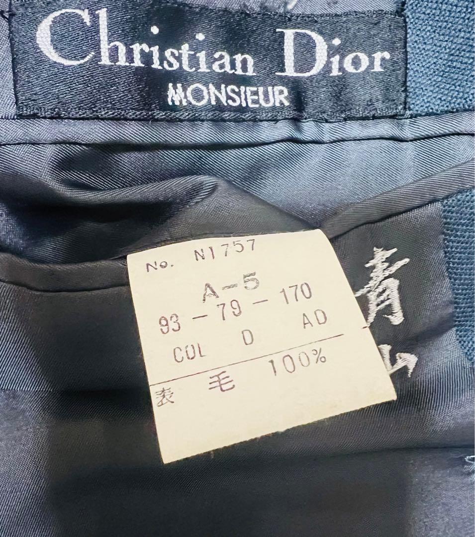 ChristianDior MONSIEUR ビンテージシングルスーツ M上下