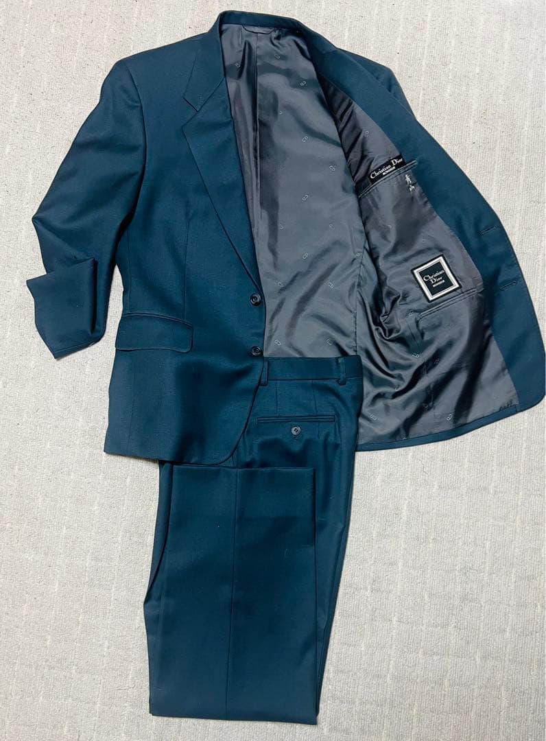 ChristianDior MONSIEUR ビンテージシングルスーツ M上下