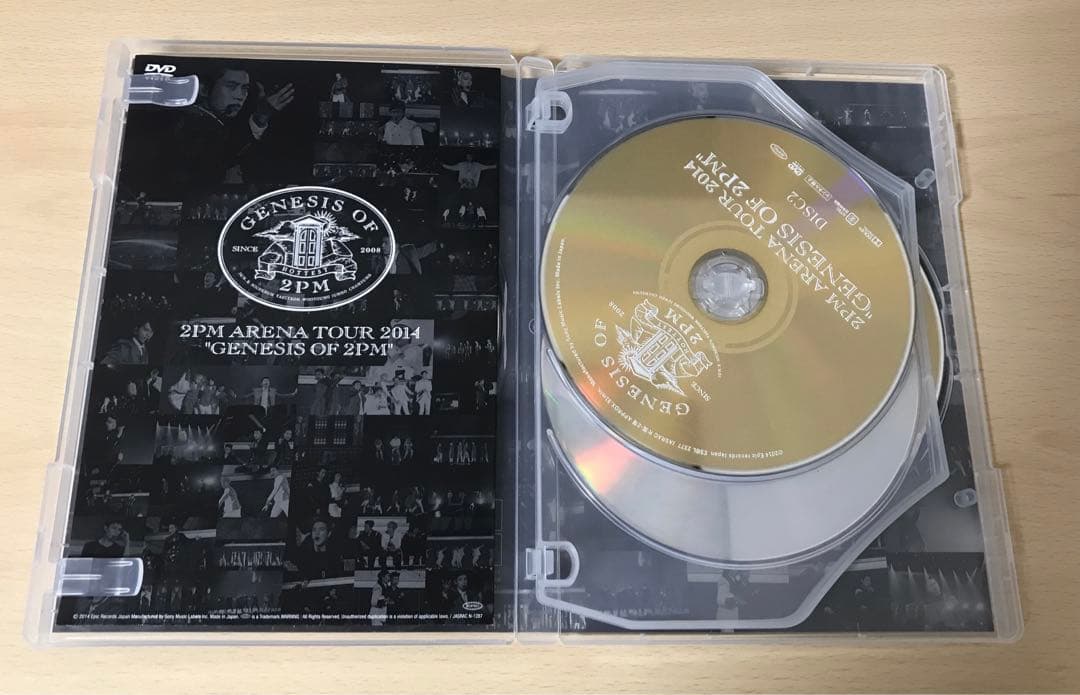 2pm GENESIS OF 2PM コンサートDVD／CD