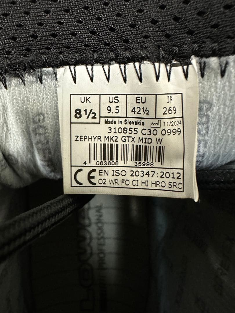 LOWA ゼファーMK2 GTX WXL UK8.5 26.9cm