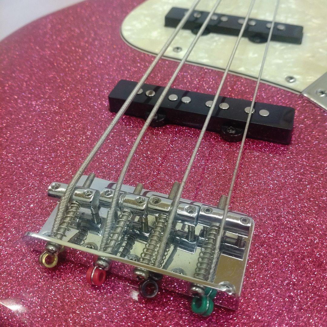 美品！Bacchus BJB-380R ベース ピンクラメ　生産終了品　激レア！