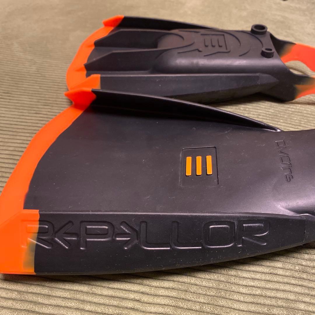 DMC ボディボードフィン ブラック/オレンジ