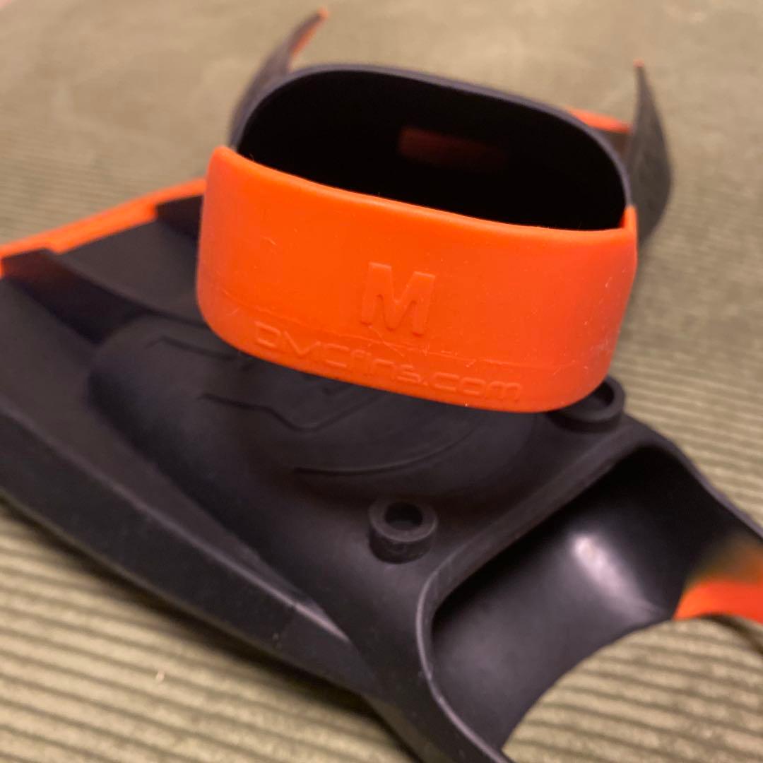 DMC ボディボードフィン ブラック/オレンジ