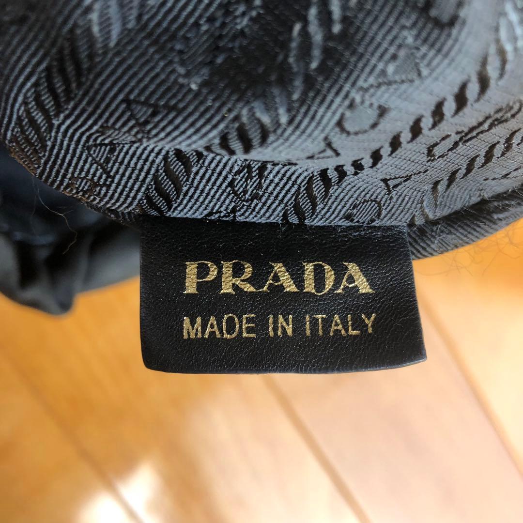 PRADA ブラック ナイロントートバッグ