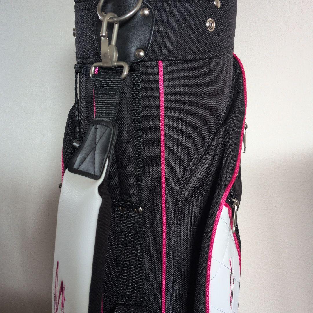 最終値下げ　Cobra キャディバッグ ブラック/ホワイト/ピンク