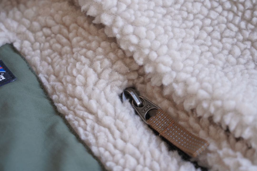 極美品 パタゴニア ボアフリース レトロX キッズXS ベージュ