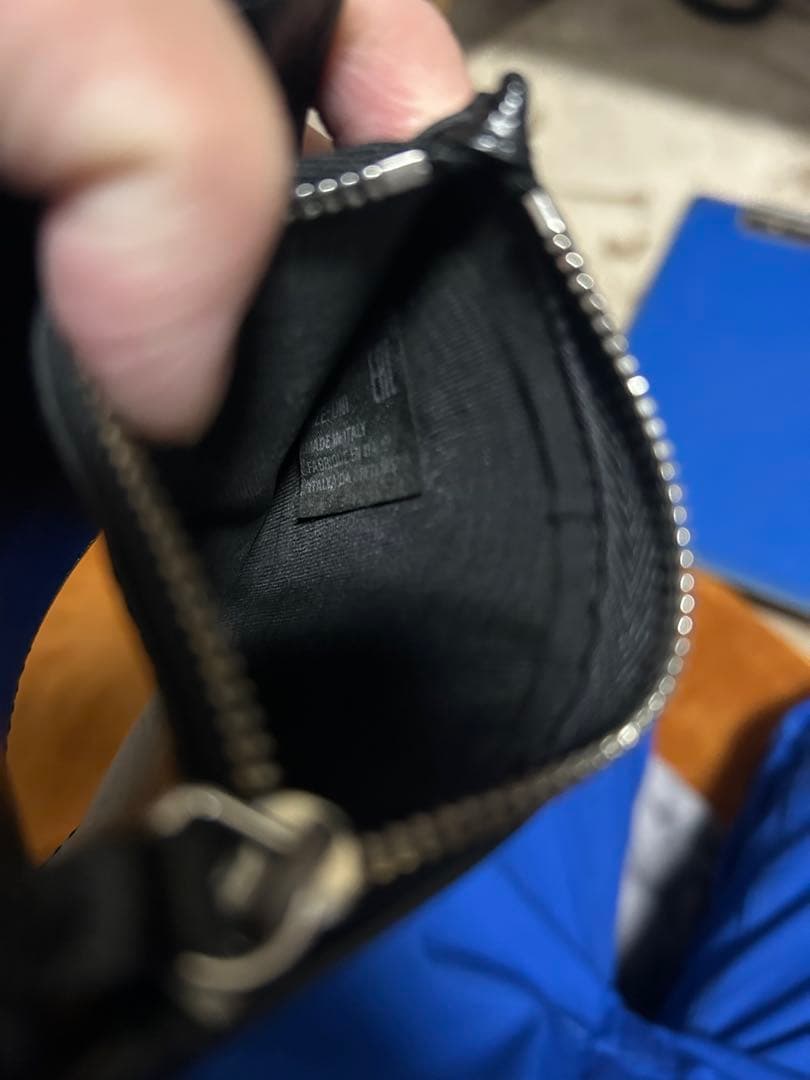 Maison Margiela マネークリップ 黒 レザー　二つ折り財布