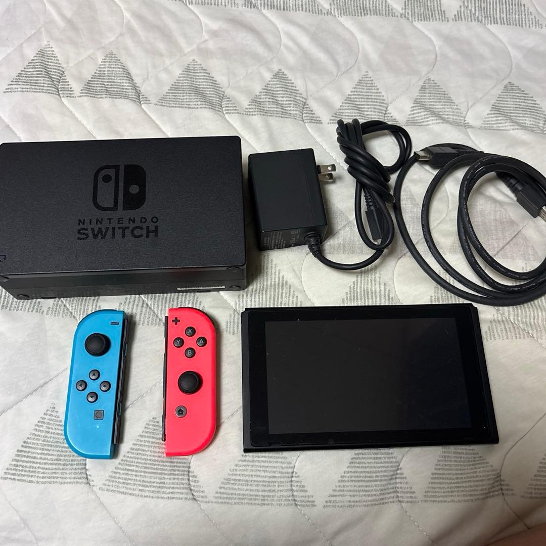 販*ン様 (箱無し)Nintendo Switch 本体 + 画像の物セット