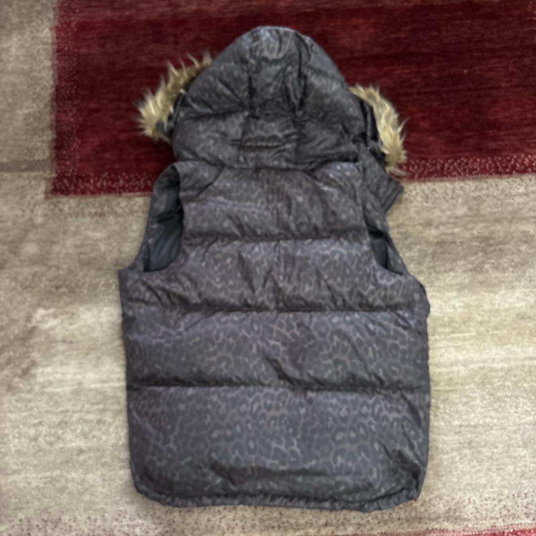 COACH レオパード柄 ダウンベスト