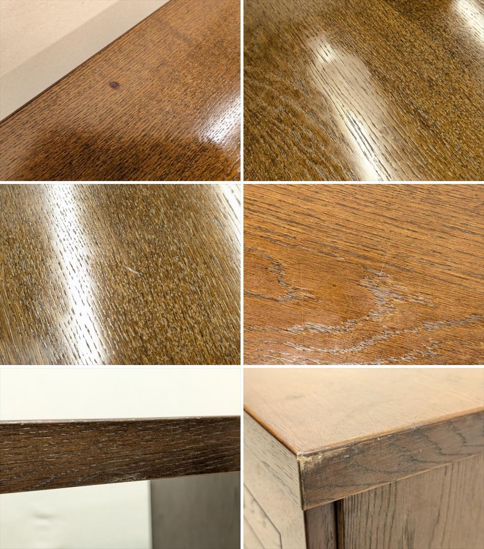 両袖机　書斎机　学習机　勉強机　作業台　デスク　パソコンデスク　鍵付き　木製